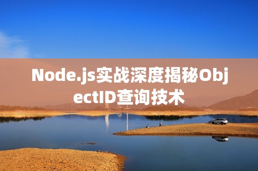 Node.js实战深度揭秘ObjectID查询技术